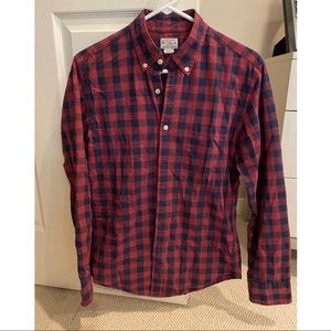 J Crew Mens Button Down Shirt